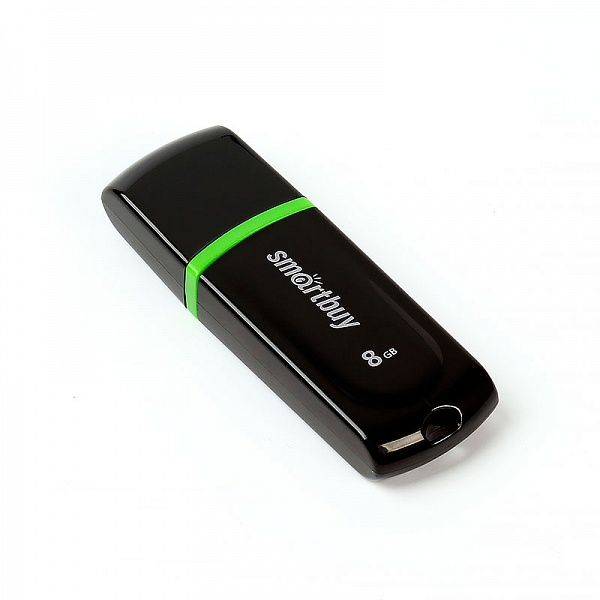 Флэш-память Smartbuy Paean Series USB 2.0 8Gb Black - интернет-магазин Сотомикс в Вологде