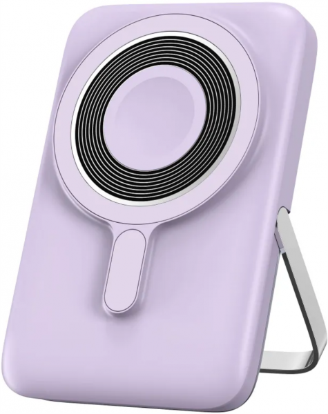АКБ внешний Wiwu Elite MagSafe 15W Wieless Charging 10000mAh Purple - интернет-магазин Сотомикс в Вологде