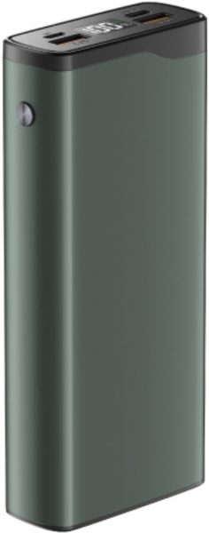 АКБ Olmio внешний QL-20 20000mAh 22,5W QuickCharge 3.0/PD LCD Grey (043987) (с/н) - интернет-магазин Сотомикс в Вологде