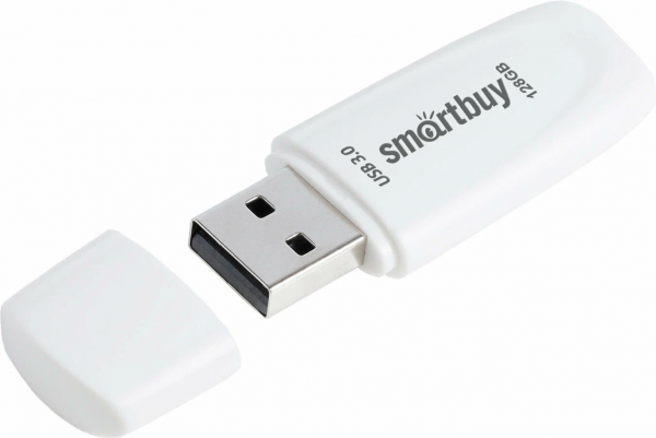Флэш-память Smartbuy Scout USB 3.0 128Gb White - интернет-магазин Сотомикс в Вологде