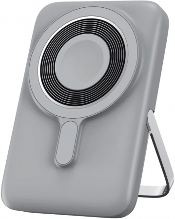 АКБ внешний Wiwu Elite MagSafe 15W Wieless Charging 10000mAh Gray - интернет-магазин Сотомикс в Вологде