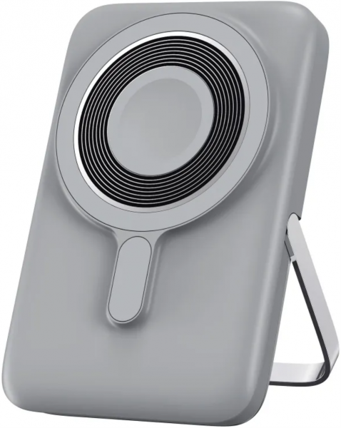 АКБ внешний Wiwu Elite MagSafe 15W Wieless Charging 10000mAh Gray - интернет-магазин Сотомикс в Вологде