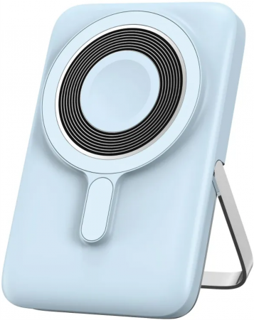 АКБ внешний Wiwu Elite MagSafe 15W Wieless Charging 10000mAh Blue - интернет-магазин Сотомикс в Вологде
