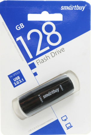 Флэш-память Smartbuy Scout USB 3.0 128Gb Black - интернет-магазин Сотомикс в Вологде