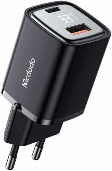 СЗУ адаптер Mcdodo 33W PD with DIgital Display CH-1701 Black - интернет-магазин Сотомикс в Вологде